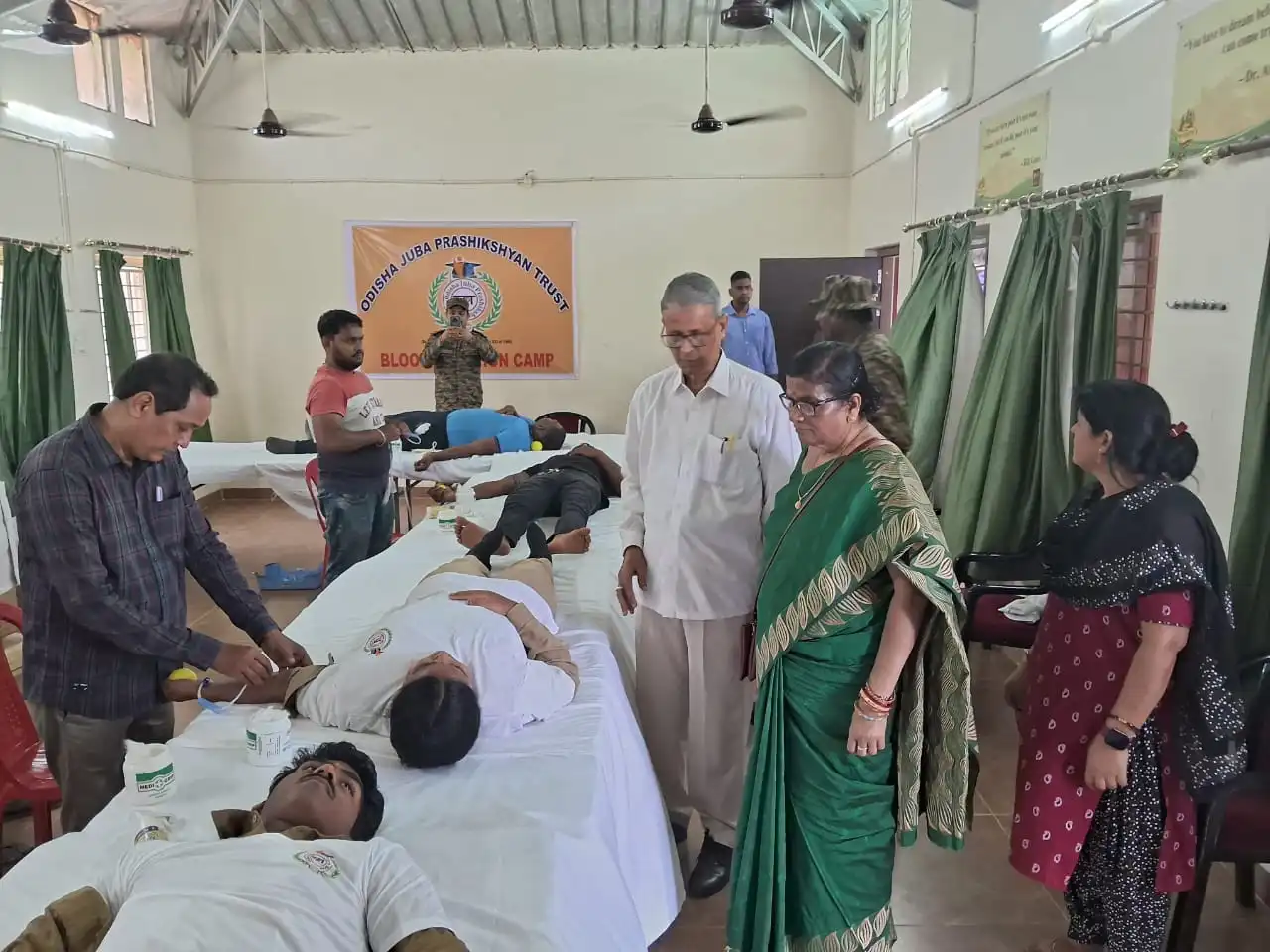 Blood Donation Camp In Collaboration With NCC