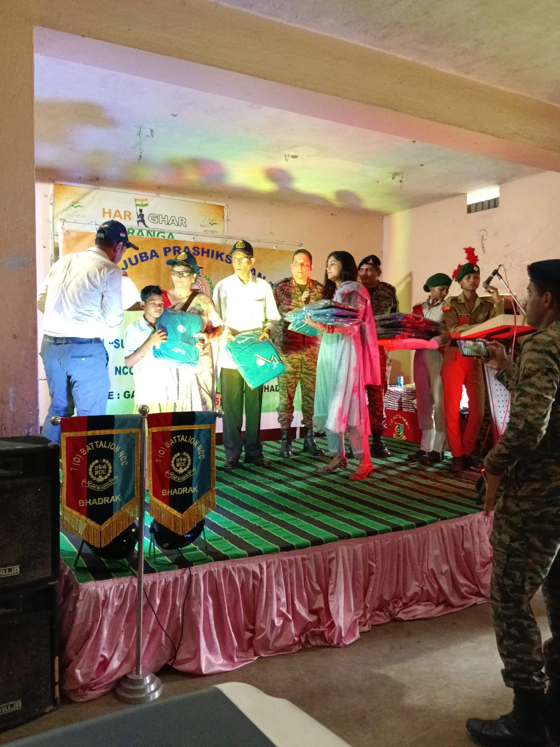 Support Provided By Bhadrak NCC