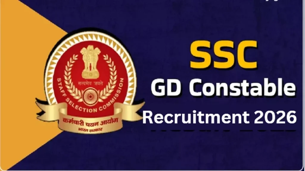 SSC GD Constable Recruitment 2026